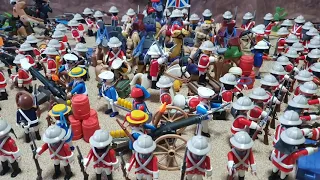 PLAYMOBIL DIORAMA - FOUR FEATHERS - ABU KLEA BATTLE - BRITISH ARMY SUDAN MAHDIST WAR