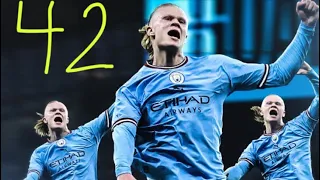 Haaland -All 42 goals for Man city