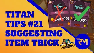 Titan Tips #21 - Suggesting Items With Less Energy (Shop Titans)