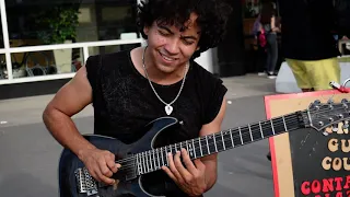 Still Got The Blues - Amazing guitar performance in Buenos Aires streets - Cover by Damian Salazar