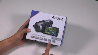 Andoer HDV-302S 3.0 Inch LCD Screen Full HD 1080P Camera Camcorder