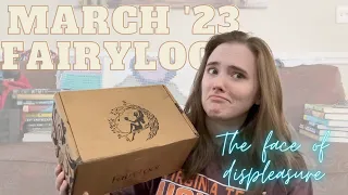 Fairyloot YA March '23 Unboxing 🎁 This was... not good?