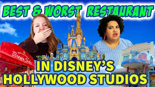 The BEST & WORST Restaurants in Hollywood Studios