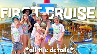 Our FIRST family cruise vacation w/ ALL 7 kids ages 5-12 (delayed ship)