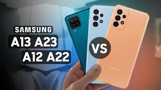 Samsung A13 vs A12 / Samsung A23 vs A22