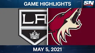 NHL Game Highlights | Kings vs. Coyotes - May 5, 2021