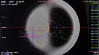 Foucault Tests on the 18.5" f/3.55 Zerodur Telescope Mirror