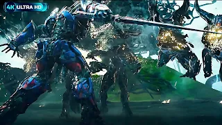 Optimus Destroys Infernocus | Transformers 5: The Last Knight Scene 4K
