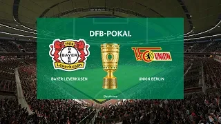 BAYER LEVERKUSEN VS UNION BERLIN DFB POKAL QUARTER FINAL (PES 2019 GAMEPLAY)