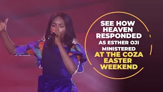 SEE HOW HEAVEN RESPONDED AS ESTHER OJI MINISTERED AT THE COZA EASTER WEEKEND #cozaglobal #estheroji