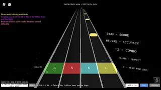 Roblox - Rhythm Track - a Tale of six trillion years and a Night