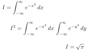 Solving the Gaussian Integral