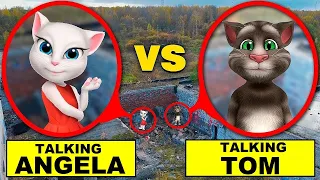 5 TALKING TOM Captados en Camara en la Vida Real