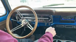 1969 Ford F250 F26 Crew Cab Driving Video