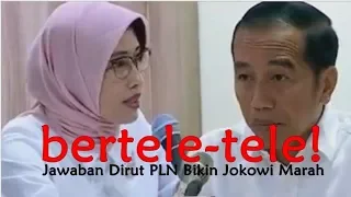 Bertele-tele, Jokowi Semprot Dirut PLN Lalu Pergi