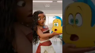 Any Gabrielly voltou a dar voz a Moana para o especial de 100 anos da Disney. Reprodução: DisneyPlus