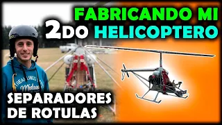 HELICOPTERO EXPERIMENTAL HECHO EN CASA - Separadores de Rotulas TORNERÍA