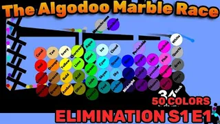 Algodoo Marble Race Elimination S1 E1