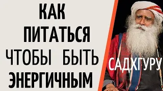 Садхгуру —  питаться, чтобы быть энергичным и никогда не заболеть раком.