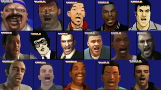Every GTA Protagonist Singing Stay (REVERSE) (Deepfake) Deepfake events