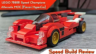 LEGO 76906 Speed Champions Alternate MOC (Ferrari Hypercar) - LEGO MOC Speed Build Review