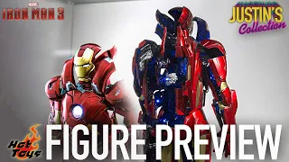 Hot Toys Iron Man MK7 Open Armor Version Iron Man 3 - Figure Preview Episode 187