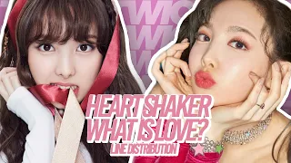 TWICE — Heart Shaker x What is Love? (MASHUP) | Line Distribution