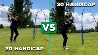 High Handicap Golf Match - Every Shot!
