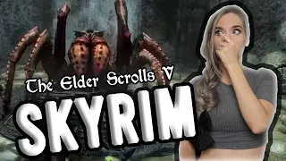 *SKYRIM*  FIRST time Playing Skyrim! - Part 2 - My First Dungeon