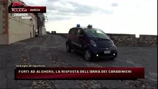 FURTI AD ALGHERO, LA RISPOSTA DELL'ARMA DEI CARABINIERI