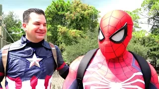 Spider-Man & Captain America Wakanda Spoof! Real Life Marvel Avengers: Infinity War Parody