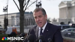 “My father was not financially involved in my business”: Hunter Biden speaks outside Capitol Hill