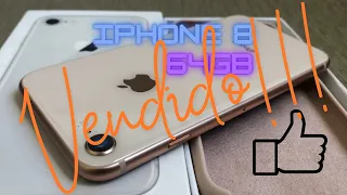 iPhone 8 64GB Ouro Rosa Impecável!!