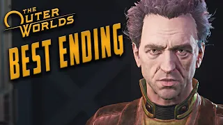 The Outer Worlds - BEST Ending // All Factions Working Together + Secret Leader