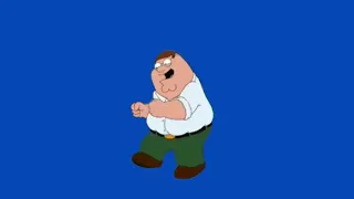 Peter Griffin Heh heh Dance (blue screen)