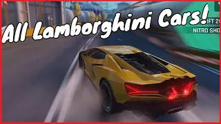 Asphalt 9 Legends All Lamborghini Cars Golden Gameplay | Lamborghini Revuelto MP2