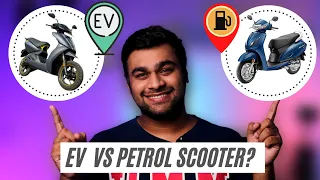 EV Scooter vs Petrol Activa ! Running Cost Analysis ! Which one to buy today ? Hindi !