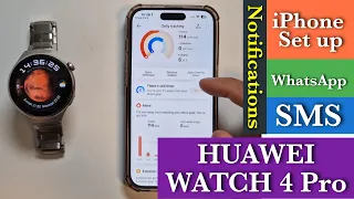 Huawei Watch 4 Pro - How Does It Work With iPhone? | Hauwei Watch 4 Pro iOS Notifications