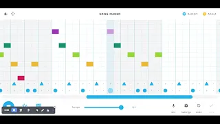 Blinding Lights on Chrome Music Lab song maker