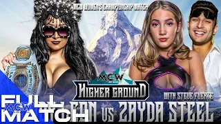 Reigning Women's Champion Mandy Leon vs. Zayda Steel