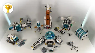 All LEGO Space 2022 sets displayed together