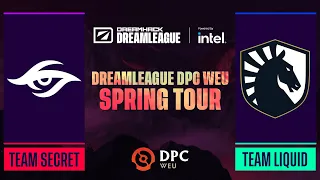 Dota2 - Team Liquid vs Team Secret - Game 2 - DPC WEU Tour 2 - DreamLeague Season 17