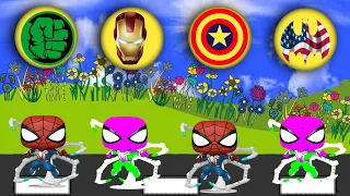 Tebak Gambar Superhero AvengersSpiderman | CaptainAmerica | Superman | Ironman | Batman dan Hulk