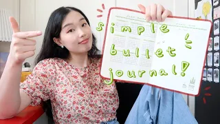 VERY simple bullet journal ideas for when you don't have your life together