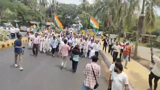 A large rally gathered to support Capt. Viriato Fernandes' nomination for the upcoming LS elections.