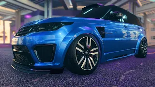 The RANGE ROVER SPORT SVR (NFS HEAT CUSTOMIZATION)