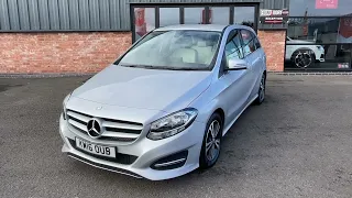 MERCEDES B180 AUTO SILVER 2016 16 PLATE