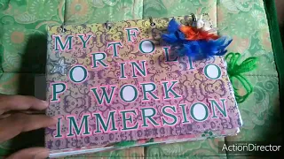 Scrapbook of work immersion