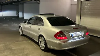 Night drive Mercedes E-class W211 (noćna vožnja)