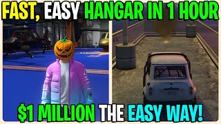 Fast, Easy $1 Million An Hour Hangar Strategy! GTA 5 Online